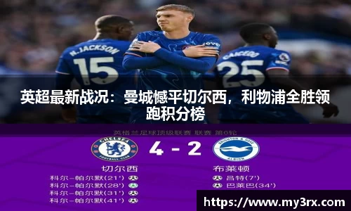 英超最新战况：曼城憾平切尔西，利物浦全胜领跑积分榜